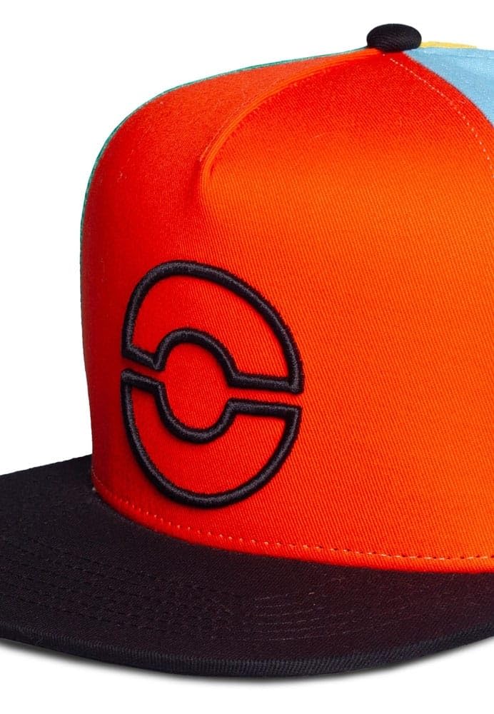 Difuzed Pokemon Pokeball Logo Snapback Czapka z daszkiem Rozmiar Jeden Rozmiar