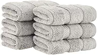 Kit 6 peças Toalha Lavabo Buddemeyer Vision Dual Air Cinza