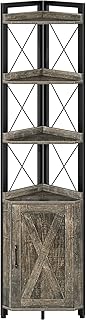 Rolanstar Corner Shelf with Doors, Corner Cab...,