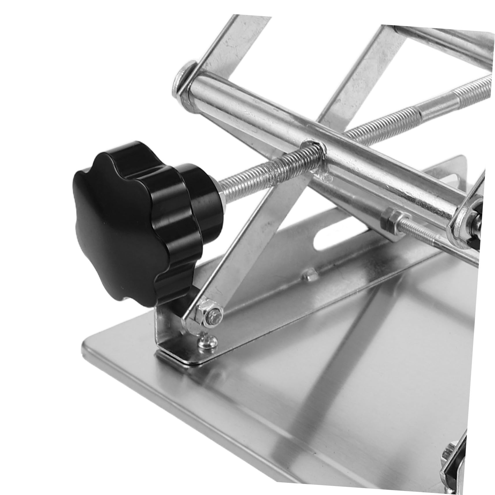 Verstellbarer Laborständer aus Edelstahl – präzise manuelle Einstellung, 200 x 200 mm Plattform für wissenschaftliche Experimente, Unterstützung für den Einsatz