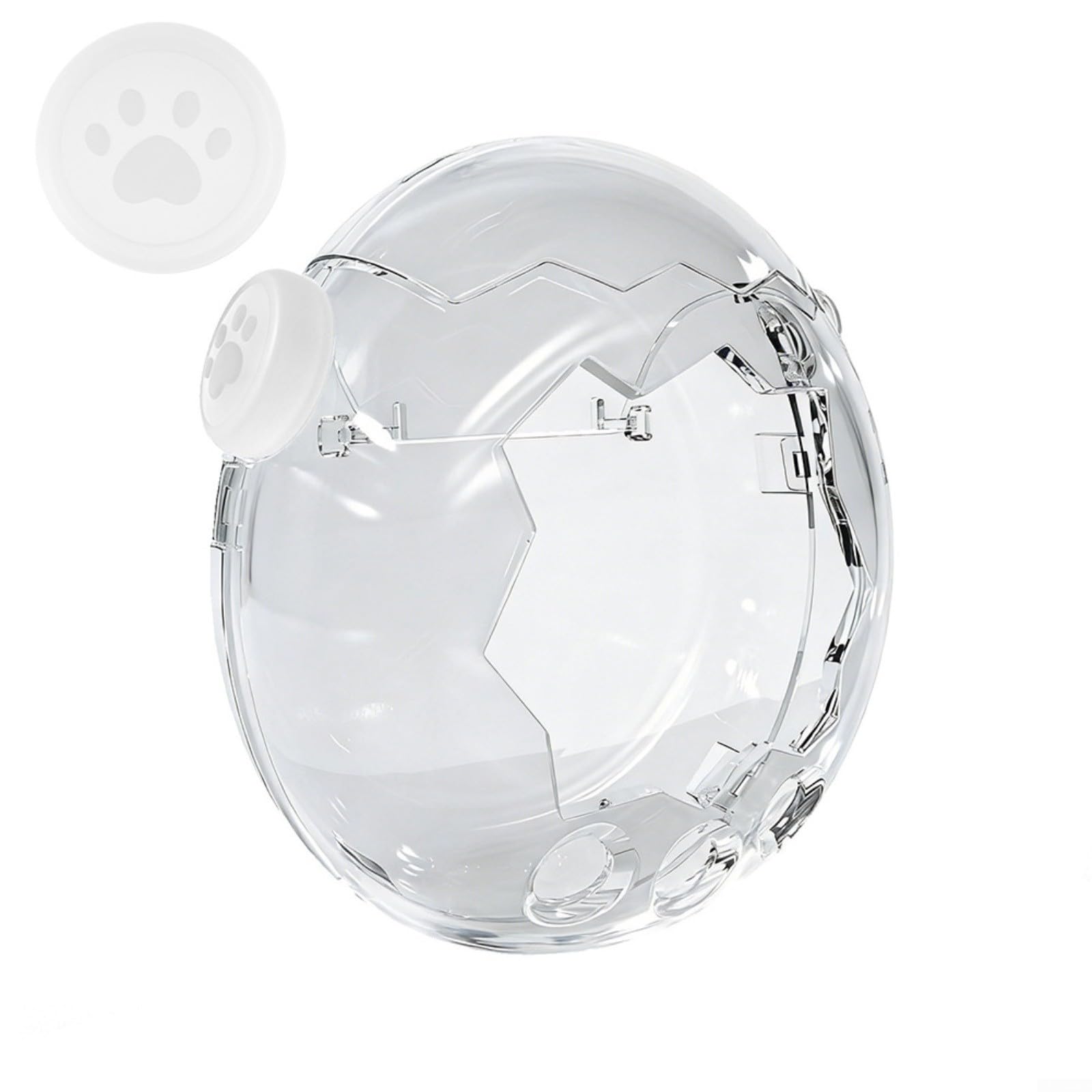 HpLive Protective Case for Tamagotchi Paradise with Full View of the Display and Easy Access to Buttons to Carry (Transparent)