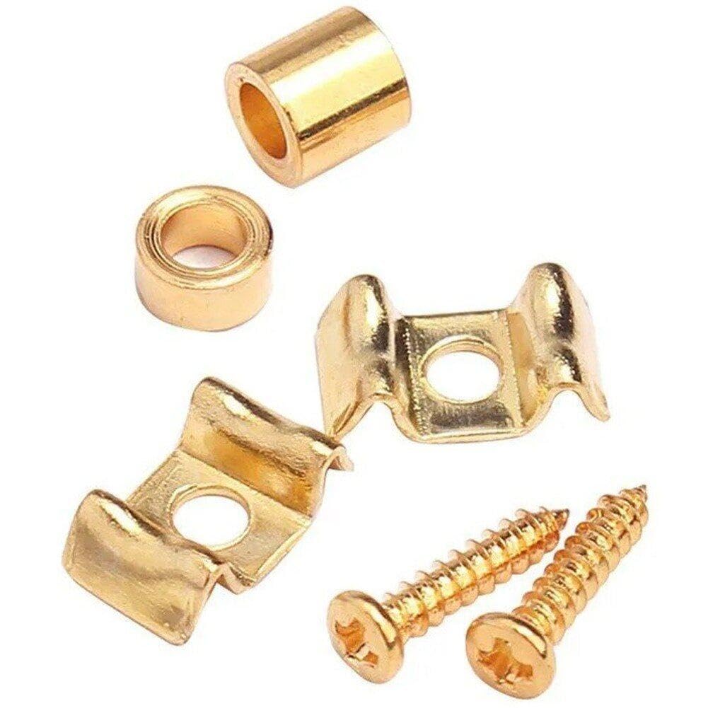 Sanfly 1 Set Metal Vintage Style Guitar String Trees Guitar Flat Wavy String Guides Retainers for Electric Guitar Accessories