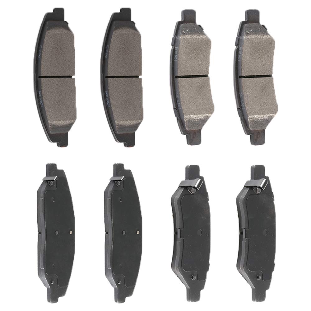 cciyu D1332 D1337 Front &amp; Rear Professional Ceramic Brake Pads Set fit For 2008-2014 For Cadillac CTS