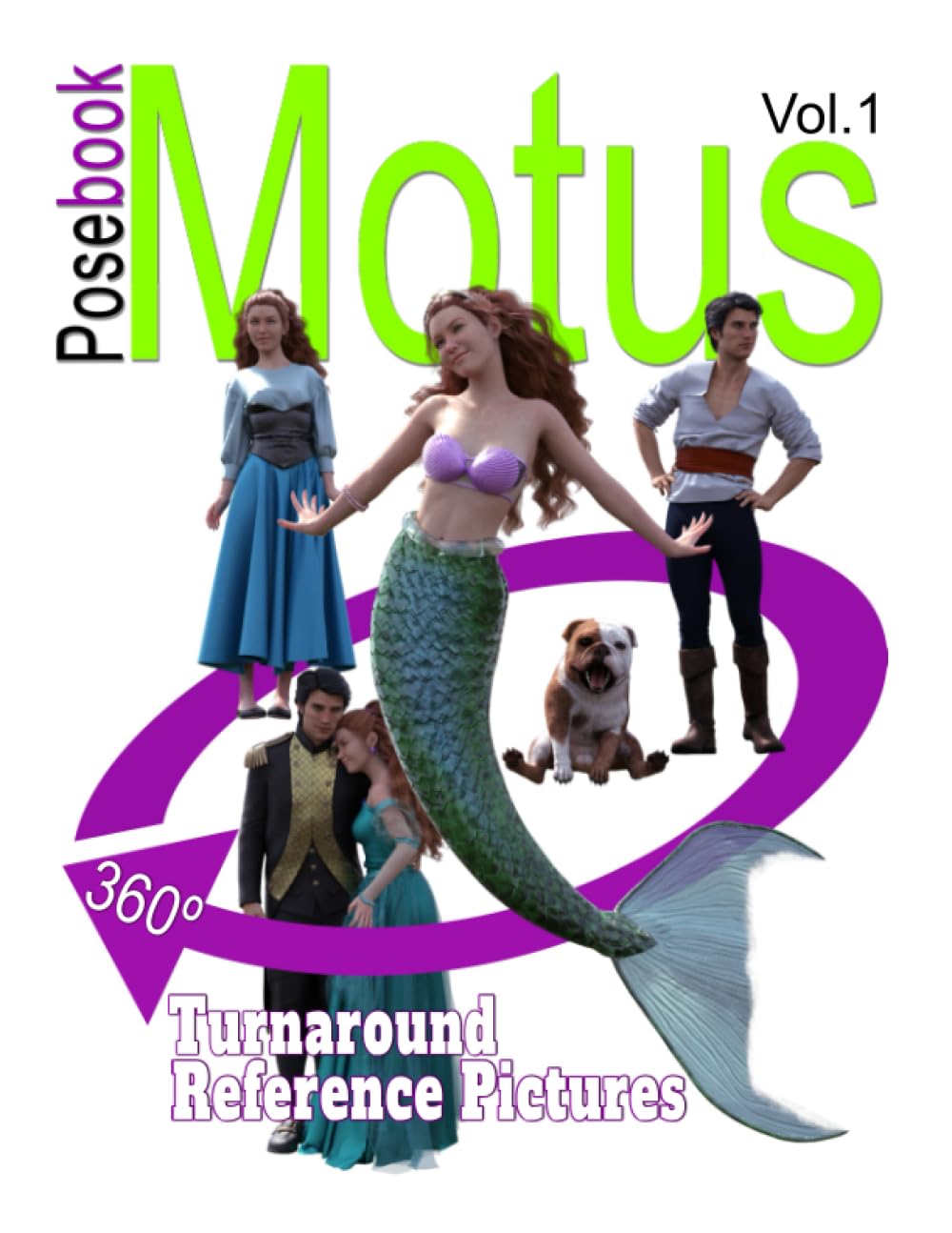 Motus Pose Book guide de posture turnaround pour corriger la perspective dessin