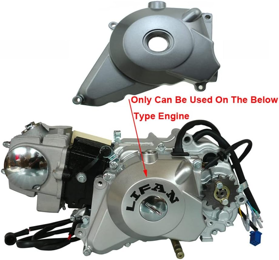 TC-Motor Metal Grey Electric Start Engine Stator Cover For Lifan 50cc 70cc 90cc 110cc 125cc Motor Pit Dirt Bike ATV Quad