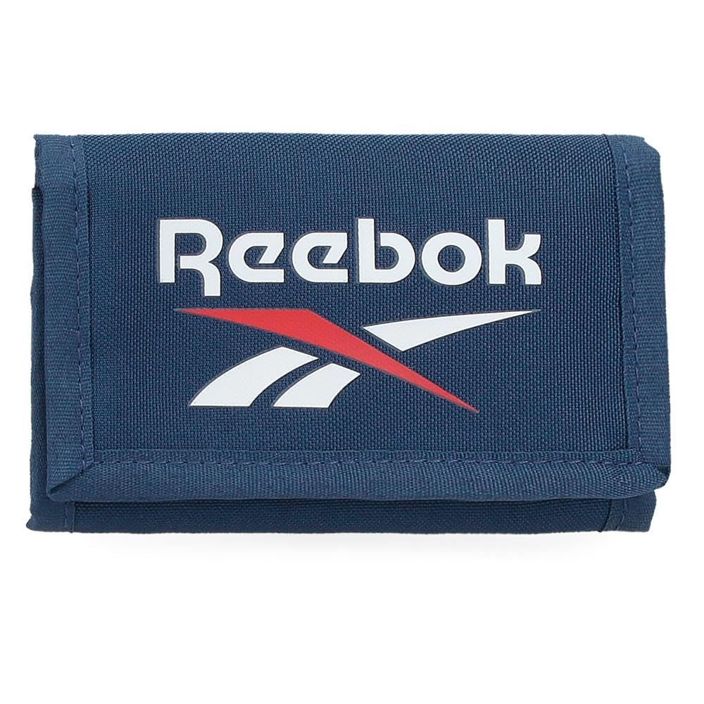 Reebok Ashland Blue Wallet with Coin Purse, 13 x 8 x 2.5 cm, Polyester, by Joumma Bags