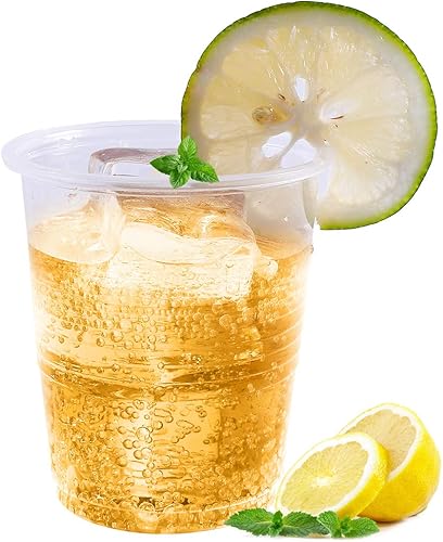 Miniatura 6 de Paquete de 300 vasos de plástico transparente de 3 onzas, vasos desechables para enjuague bucal para baño, pequeños vasos de plástico para expreso,