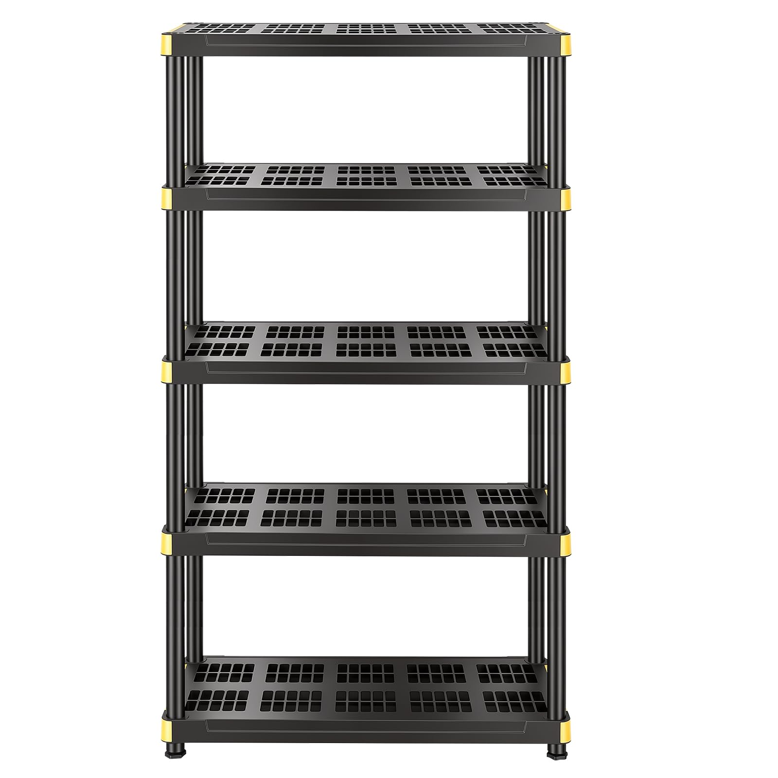 Panana 5 Tier Plastic Shelf Large Garage Shelving Unit (90.5x44.5x186.5cm)