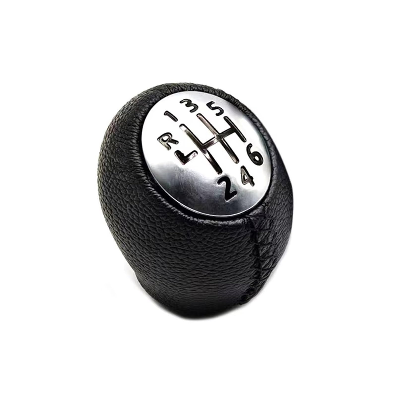OUVECR Car Shift Gear Knob Handle for Nissan for Interstar PU Leather&Plastic 6 Speed Manual Gear Shift Stick Knob Gear Shift Cover