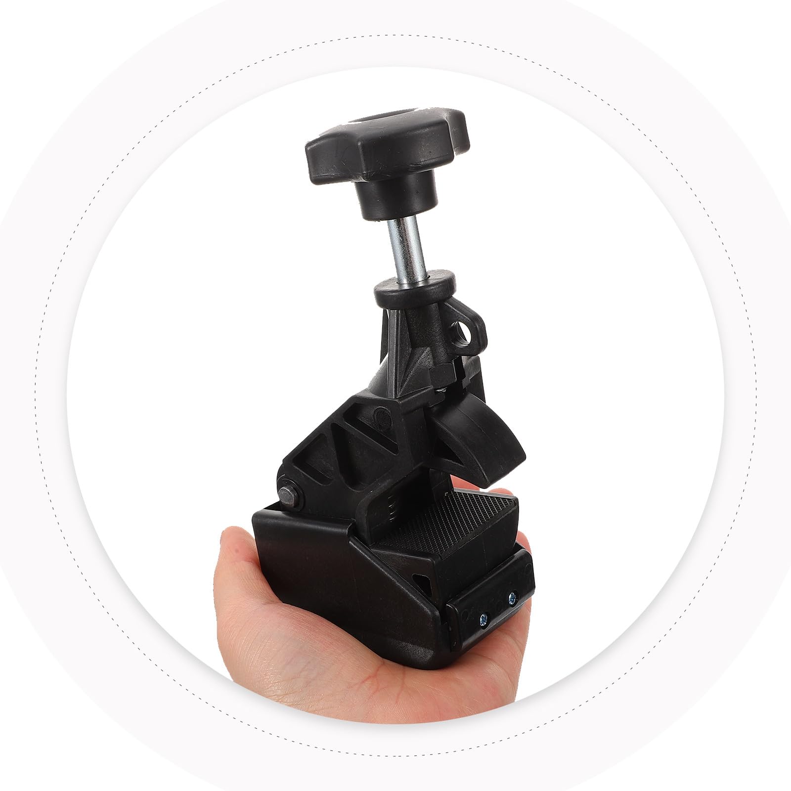 GALPADA Set 2 Pezzi Morsetto per Cambio Gomme in Plastico Nero, Strumento Antiscivolo e Facile da Impugnare, Accessorio per Smontaggio Pneumatici Auto