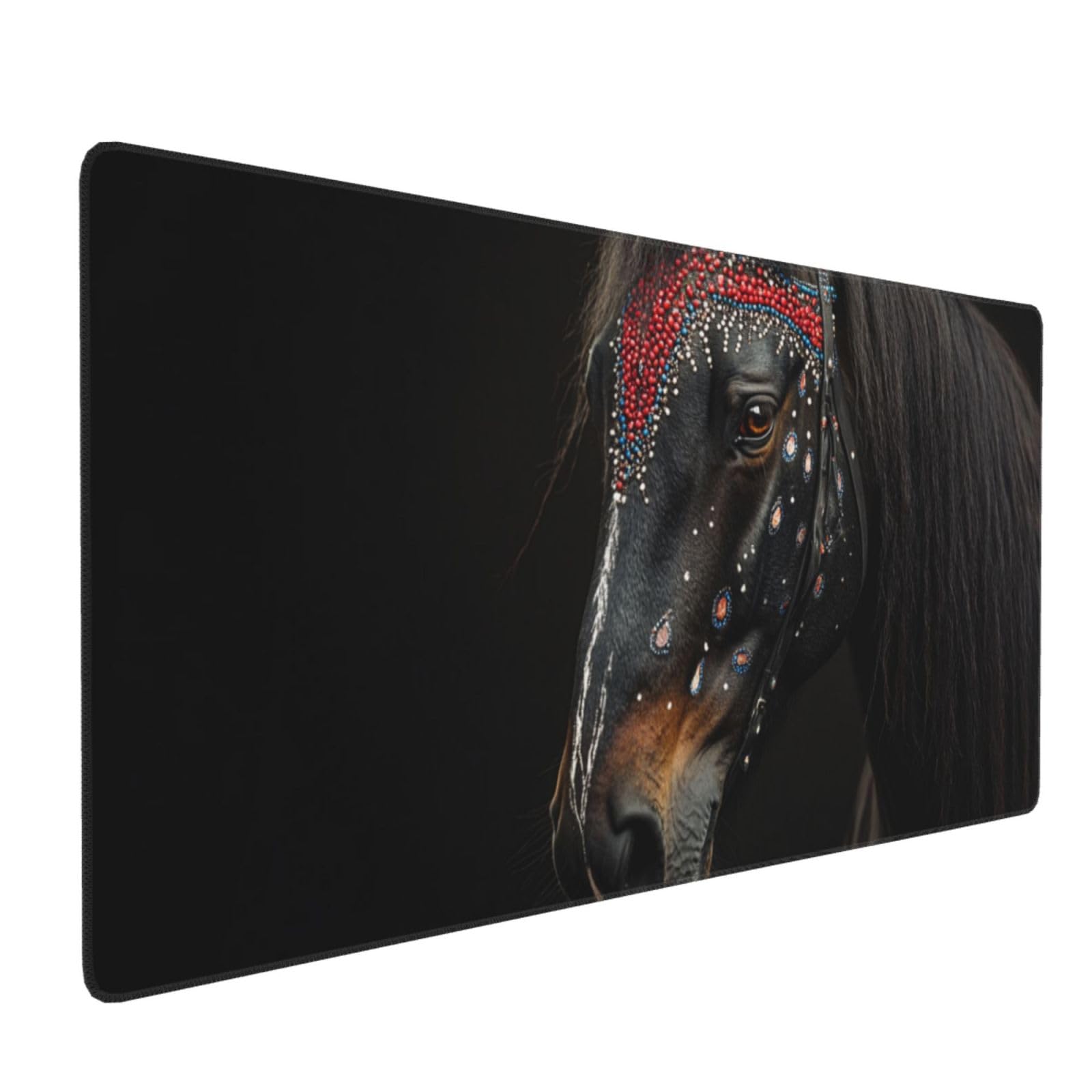 Gamingowa podkładka pod mysz, czarna, XXL, 1200 x 600 x 3 mm, podkładka pod mysz, dla graczy, z zabezpieczeniem krawędzi, wodoodporna, akcesoria dla graczy, poprawia precyzję i prędkość, z533