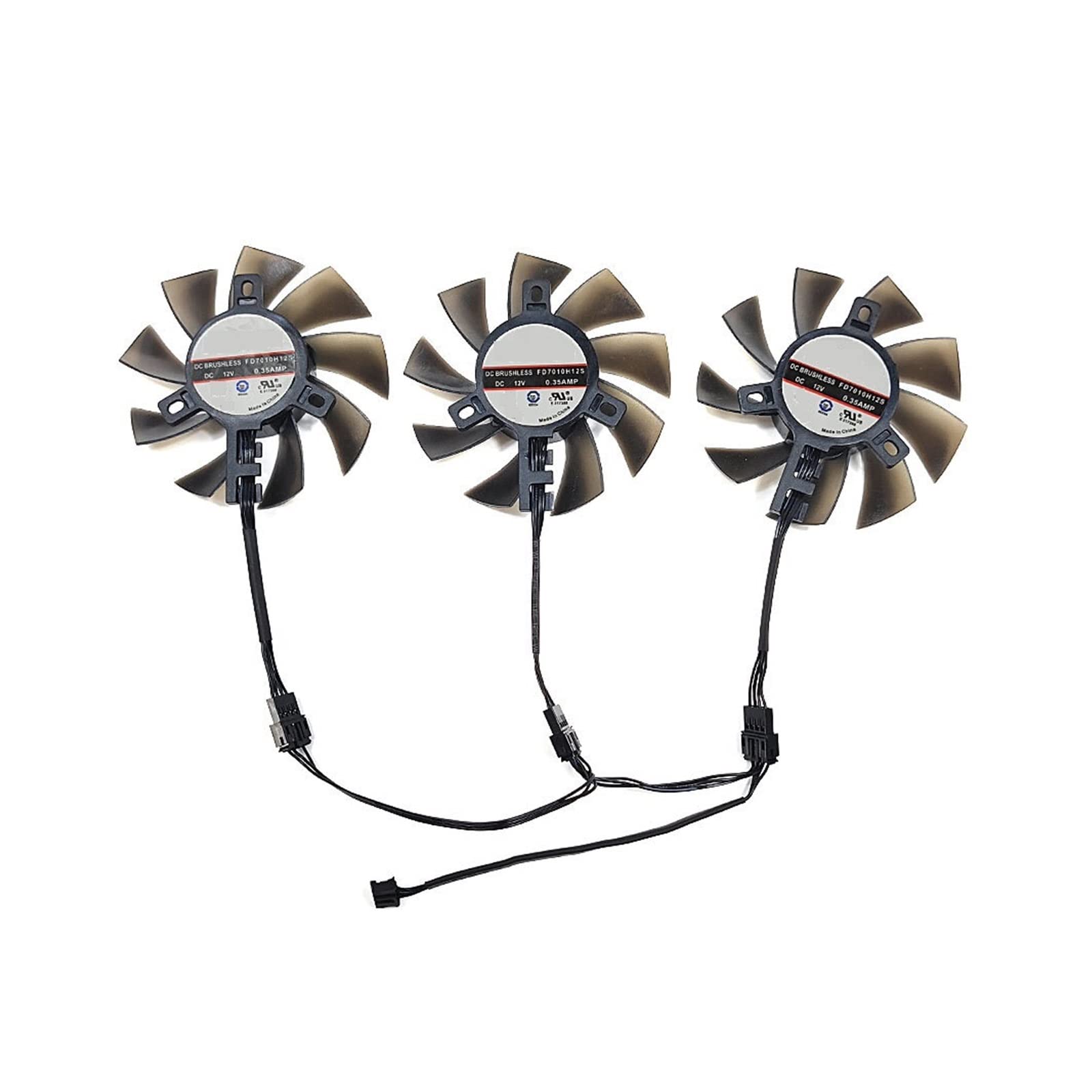 Amazon.co.jp: MAHIE 1ロット 75MM FD8015H12S FD7010H12S AMD Radeon  