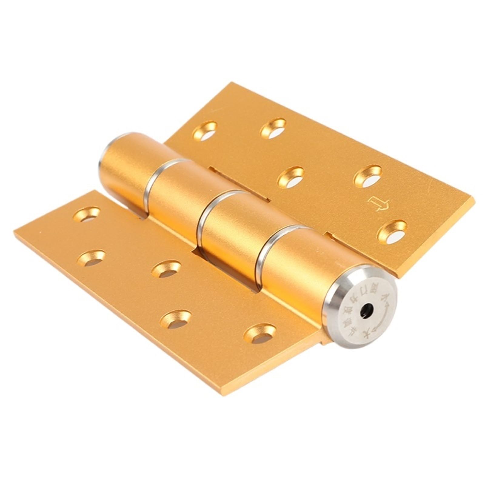 2PCS Invisible Door Hinge Damping Spring Door Hinge(Gold)