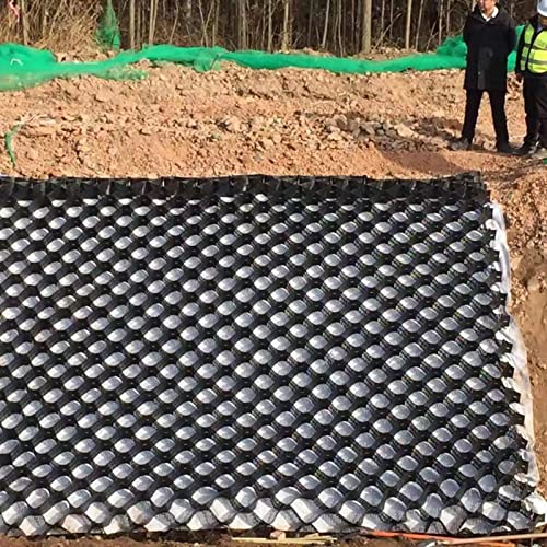 ERRULAN Geocelda Rejilla Estabilizadora De Suelos, Rejillas De Control De Barro para Patio, Adoquines para Grava, Refuerzo De Terraplén/Prevención De Barro (Color : WxH, Size : 6×9 m/20×30 ft)