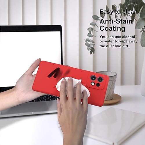 Miniatura 6 de Moto Edge + 2023 5G Funda, silicona líquida suave protectora y forro de microfibra antiarañazos, a prueba de golpes, compatible con Moto Edge Plus