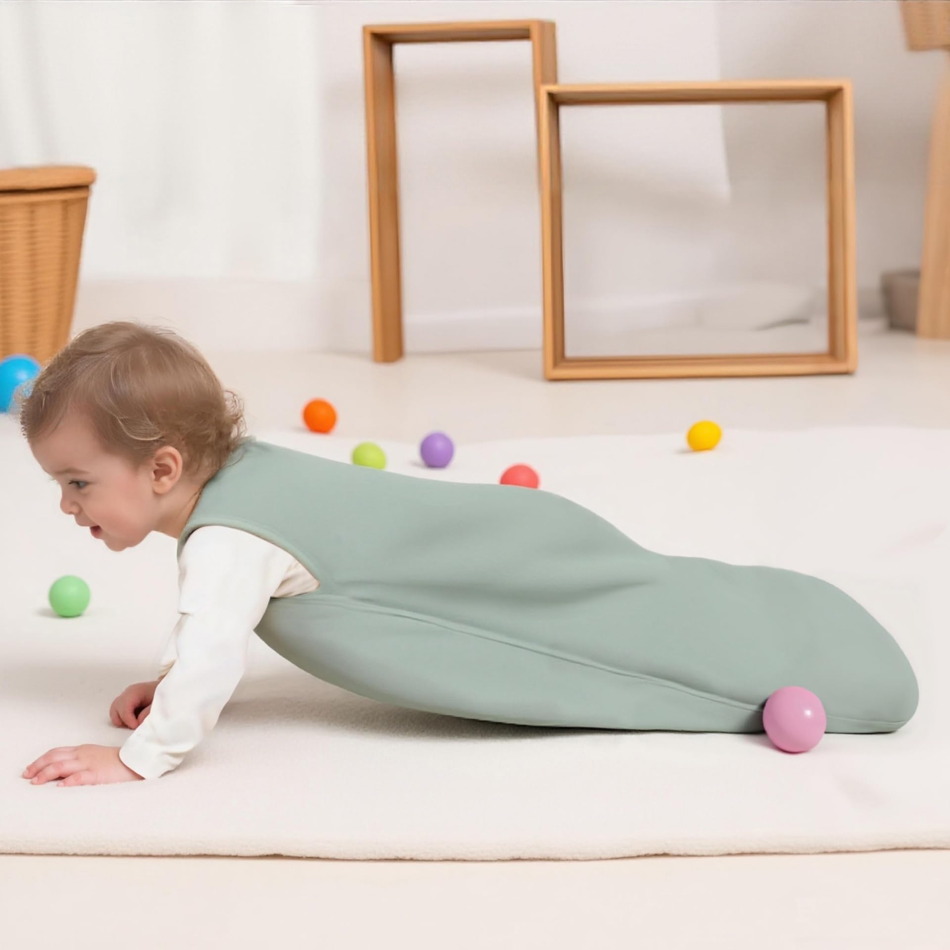 Chilsuessy Sacco nanna estivo per neonati, confezione da 2 pezzi, 0,5 Tog, 100% cotone, senza maniche, per neonati