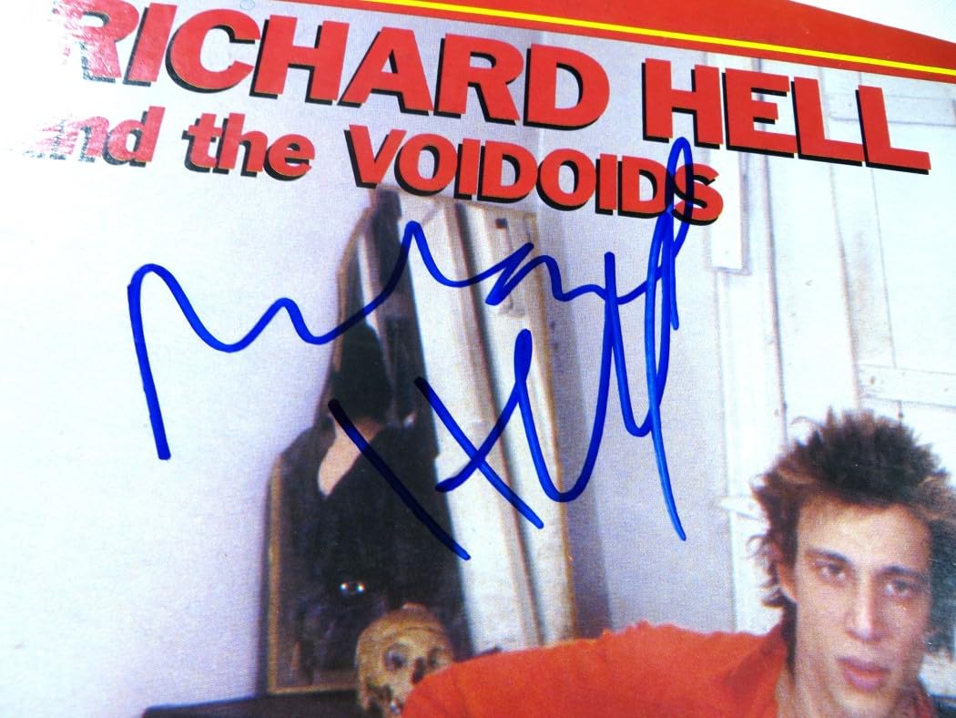 Amazon.com: Richard Hell Autographed Record Album Cover Voidoids