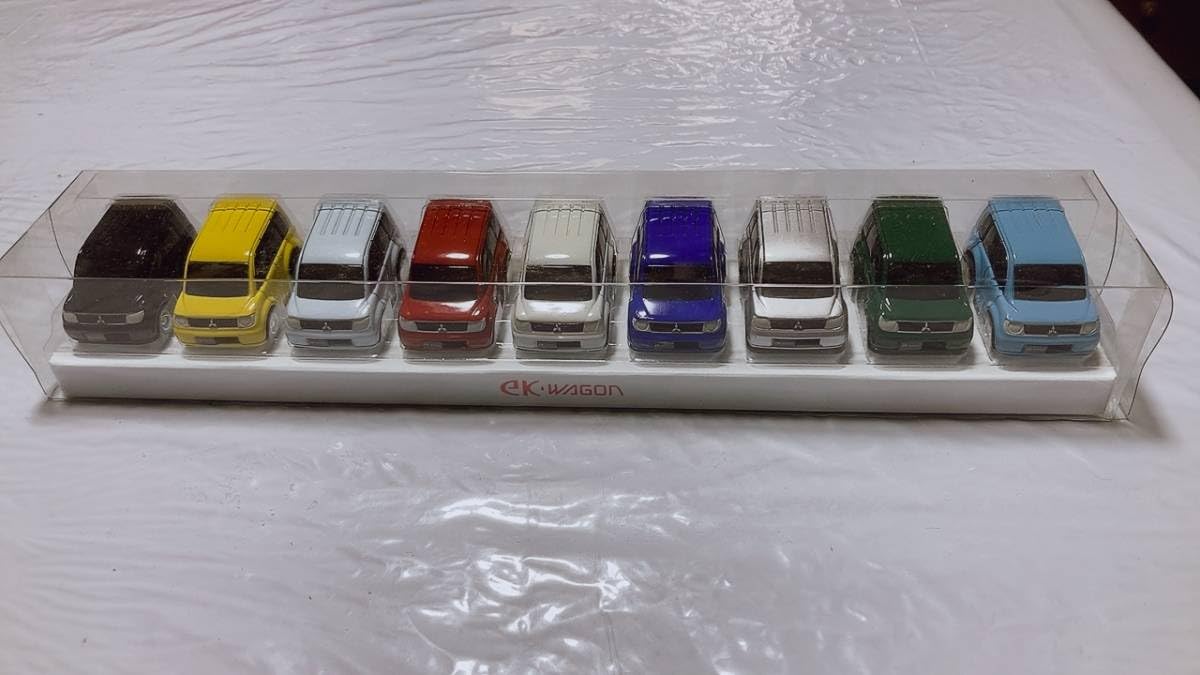 Amazon | (非売品) 三菱 ekワゴン 9色 ミニカー セット | ミニカー 
