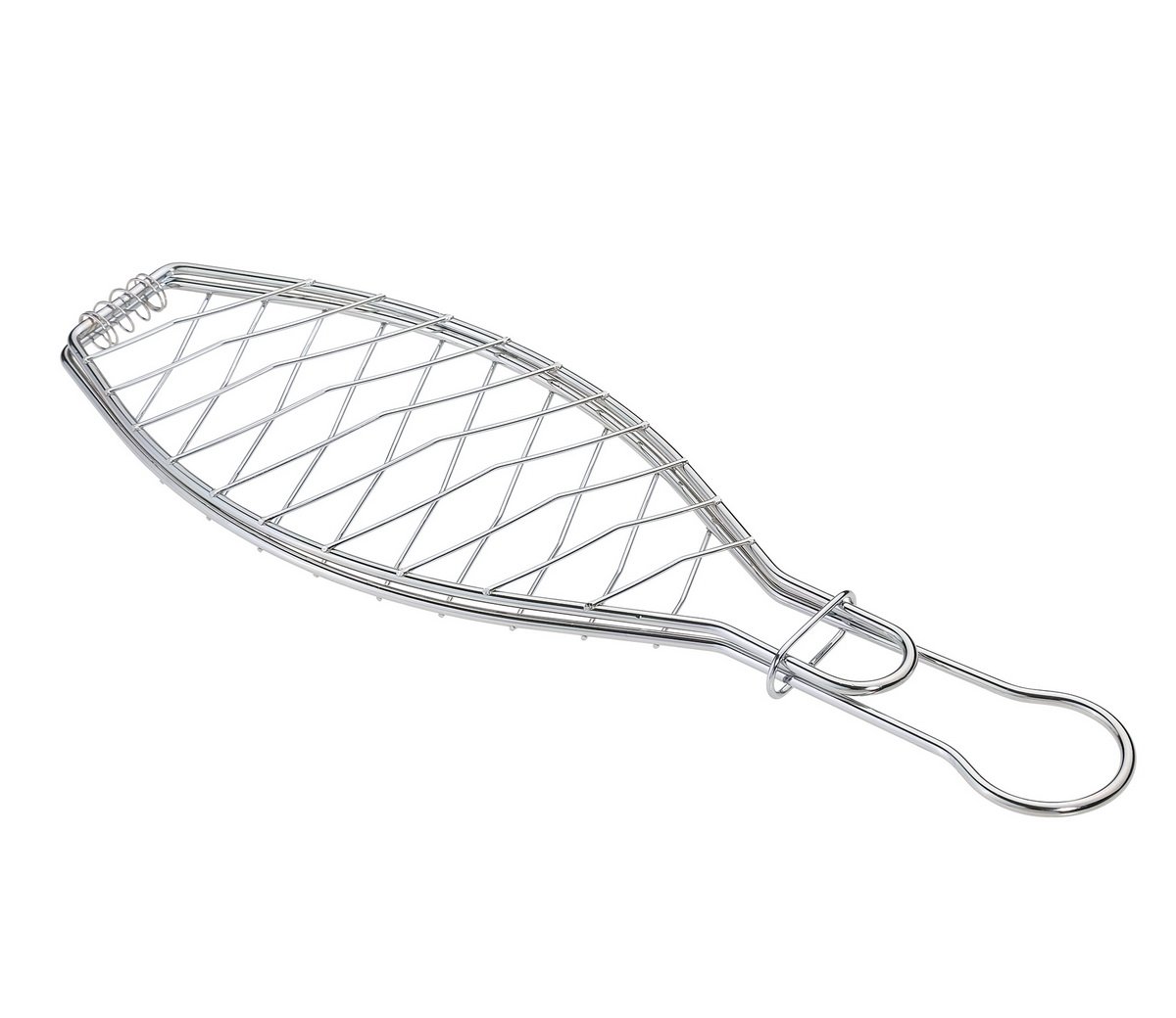 Grille De Cuisson Poisson Küchenprofi 43x29x12 Cm - Panier Barbecue Acier Inoxydable