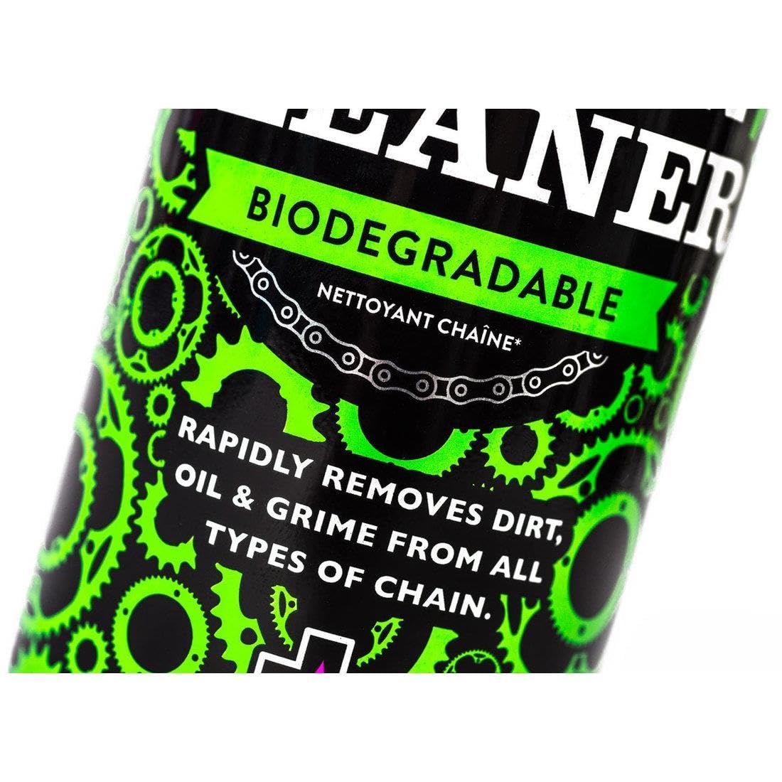Muc-Off Chain Cleaner, 400ml – Odtłuszczacz w Sprayu i Preparat do Czyszczenia Łańcucha Rowerowego – Płyn do Czyszczenia Łańcucha Rowerowego do Rowerów MTB/Gravelowych/Szosowych