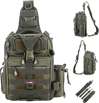 Amazon Yvleen 釣りタックルバックパック アウトドア Lサイズ 釣りタックルストレージボックスバッグ 防水フィッシングバックパック ロッドホルダーショルダーバックパック Yvleen 収納ケース バッグ Amazon Yvleen 釣りタックルバックパック アウトドア Lサイズ 釣りタックルストレージボックスバッグ 防水フィッシングバックパック ロッドホルダーショルダーバックパック Yvleen 収納ケース バッグ