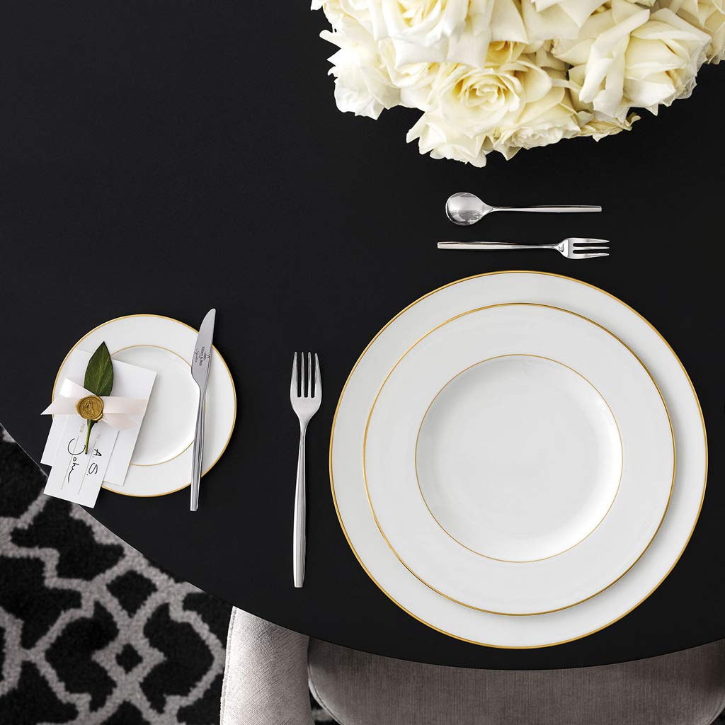 Villeroy & Boch Signature Anmut Gold bread plate, 16 cm diameter, white/gold