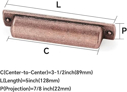 Miniatura 8 de khtumeware - Paquete de 10 pomos redondos de 1 pulgada (25 mm) de diámetro, acabado de latón antiguo, pomos de bola para alacena