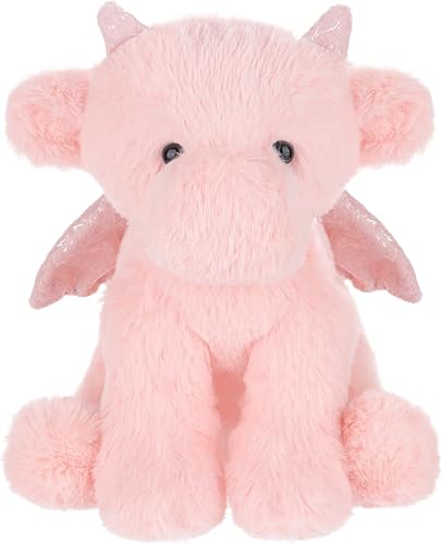 Vista 60 de Apricot Lamb Juguetes de peluche verde de peluche dragón dinosaurio animal de peluche suave perfecto para niños 8 pulgadas Negro,Azul oscuro,Verde