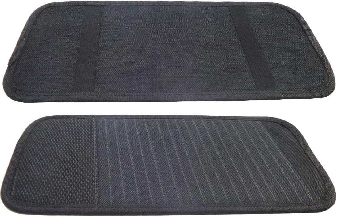 2Pcs Cars Sun Visor Storage Holde - 12 Cd or DVD, Car Dashboard Grip Non Slip Pad : Automotive
