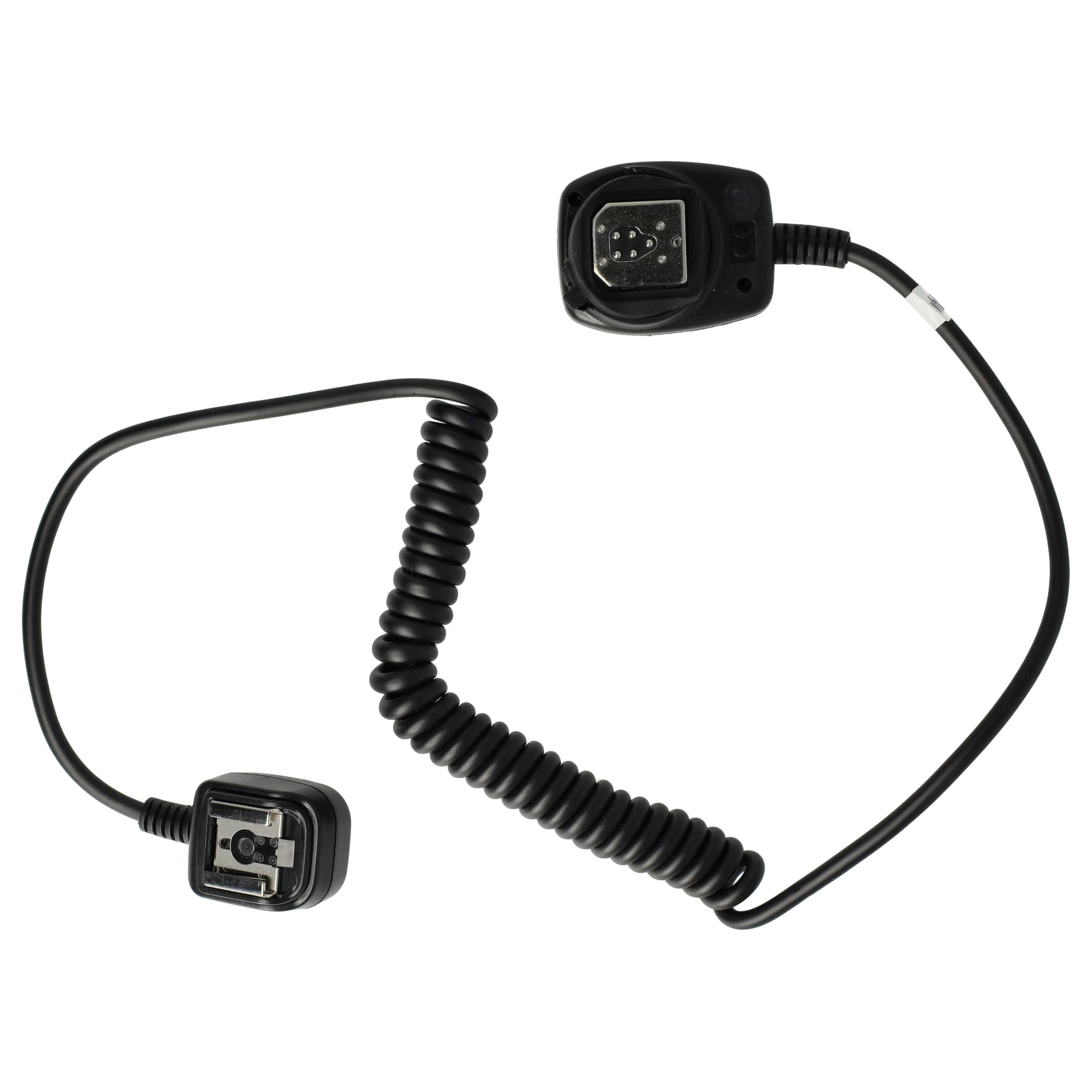 vhbw Câble TTL Compatible avec Panasonic C-5000S, C-5050, C-5060, C-7070, C-8080 Appareil Photo, Flash - Câble de synchronisation, 100cm