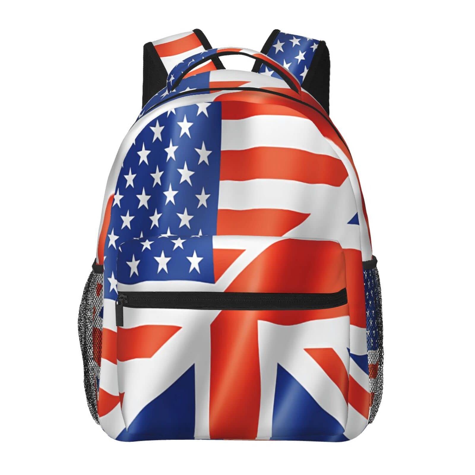 ATOurDealss Union Jack Backpack British Flag Backpack Travel Hiking Camping Daypack for Women Men