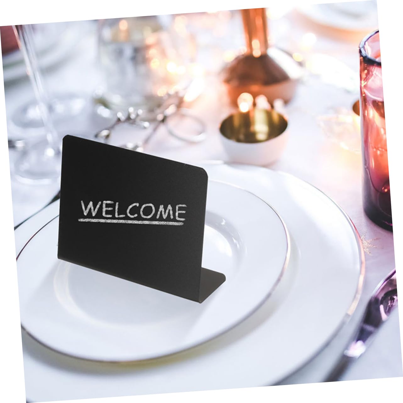 SEWACC 48stücke Mini Kreidetafeln Für Preisanzeigen Multifunktionale Form Tafel Für Restaurant Hochzeit Und Partys Stabile Materialien Einfache Handhabung Und Dekorativ