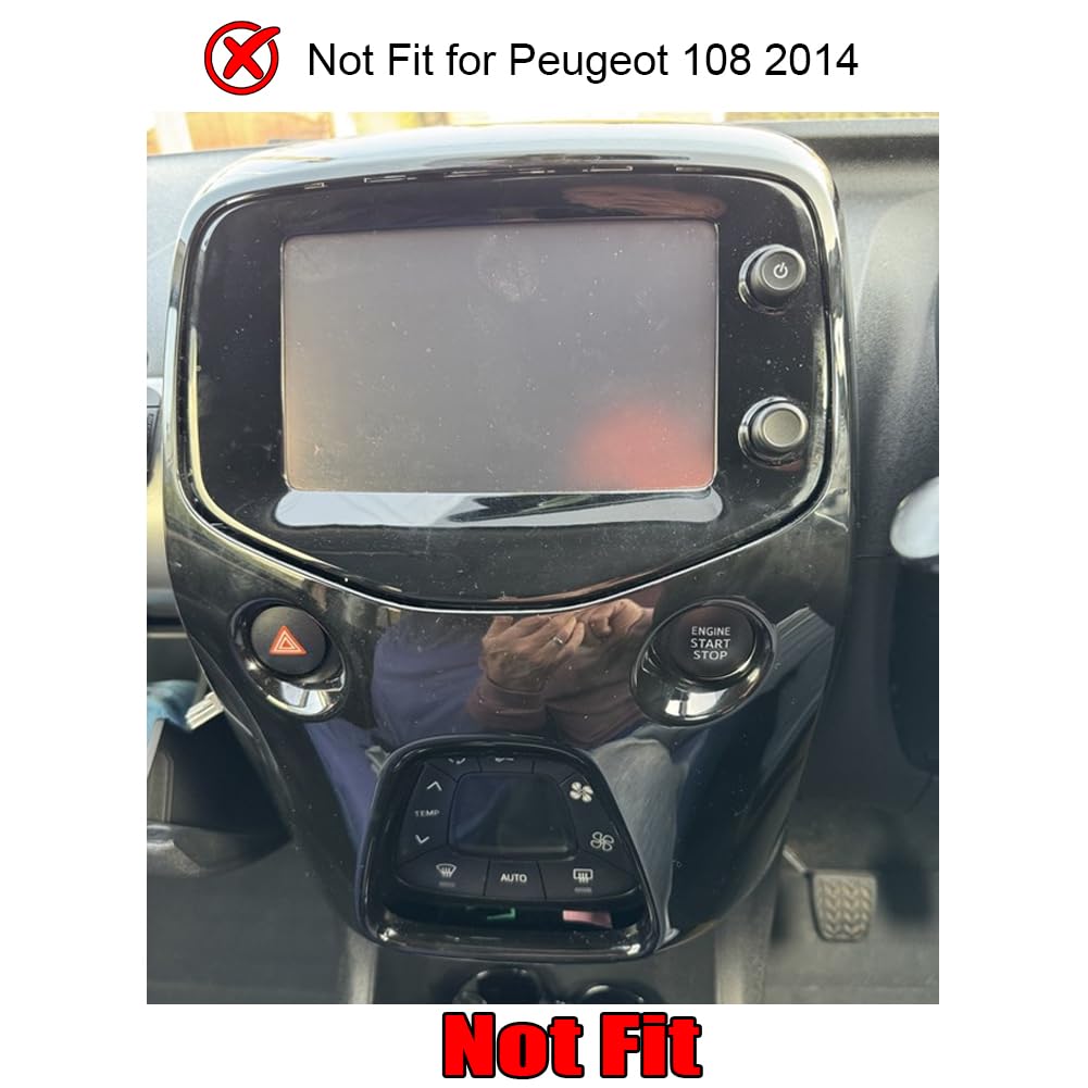 2 Din Android 14 Autoradio pour Peugeot 108/Toyota Aygo B40 2014-2021 2+32G