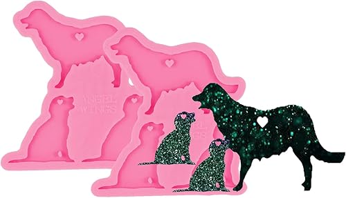 Miniatura 6 de Molde de resina de dinosaurio súper brillante, llavero de bricolaje, moldes de silicona para manualidades con epoxi