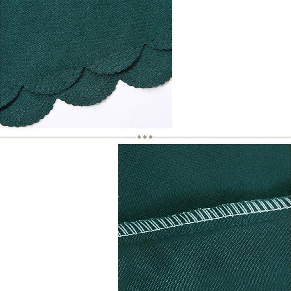 Odot Tafelrok rechthoek, tafelkleed met rok hotel banketten geplooide bureaurok, feesttafelkleed voor bruiloft, banket, verjaardag vakantie (Emerald groen, 120 x 40 x 75 cm