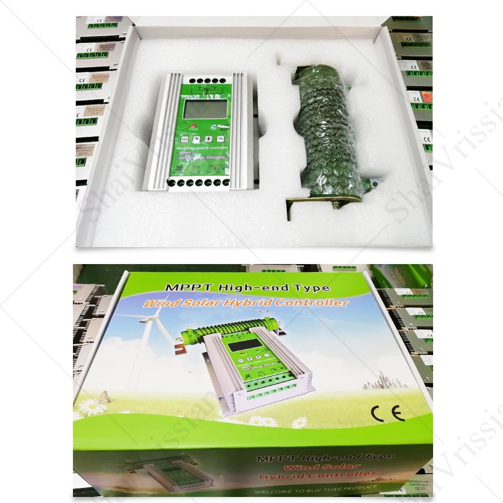 Hybrydowy Regulator ładowania Wiatrowo-Słonecznego 300 W–1200 W,Regulator ładowania Mppt Boost, Do Systemów Poza Siecią,Różne Tryby Sterowania Obciążeniem W800/S600W-24V