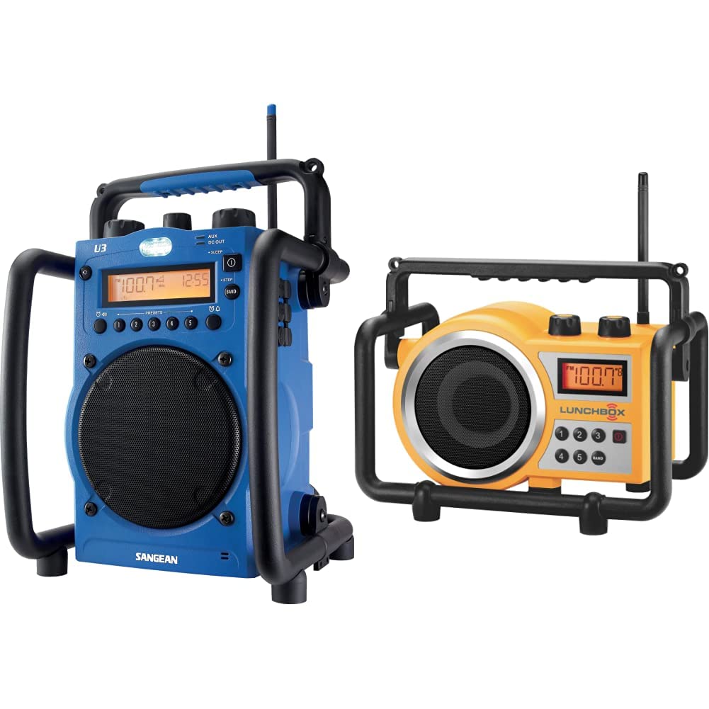 Sangean U3 AM/FM Ultra Rugged and Water Resistant Digital Tuning Radio ...