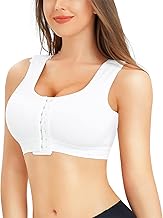 BRABIC Women Front Closure Post Surgery Compression Everyday Bras for Mastectomy Support with Adjustable Straps Wirefree