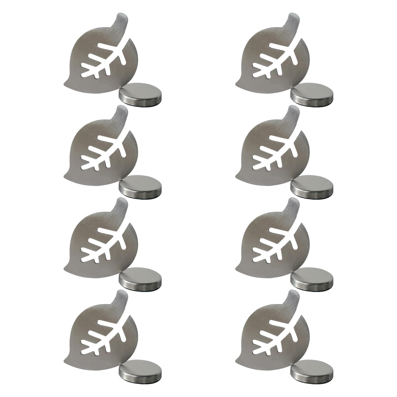 carotoe Tablecloth Fasteners Set / 8pcs Steel Decorative Weights for All Tables Patios Dining Camping Tool Strong Tablecloth Anchors with Magnets