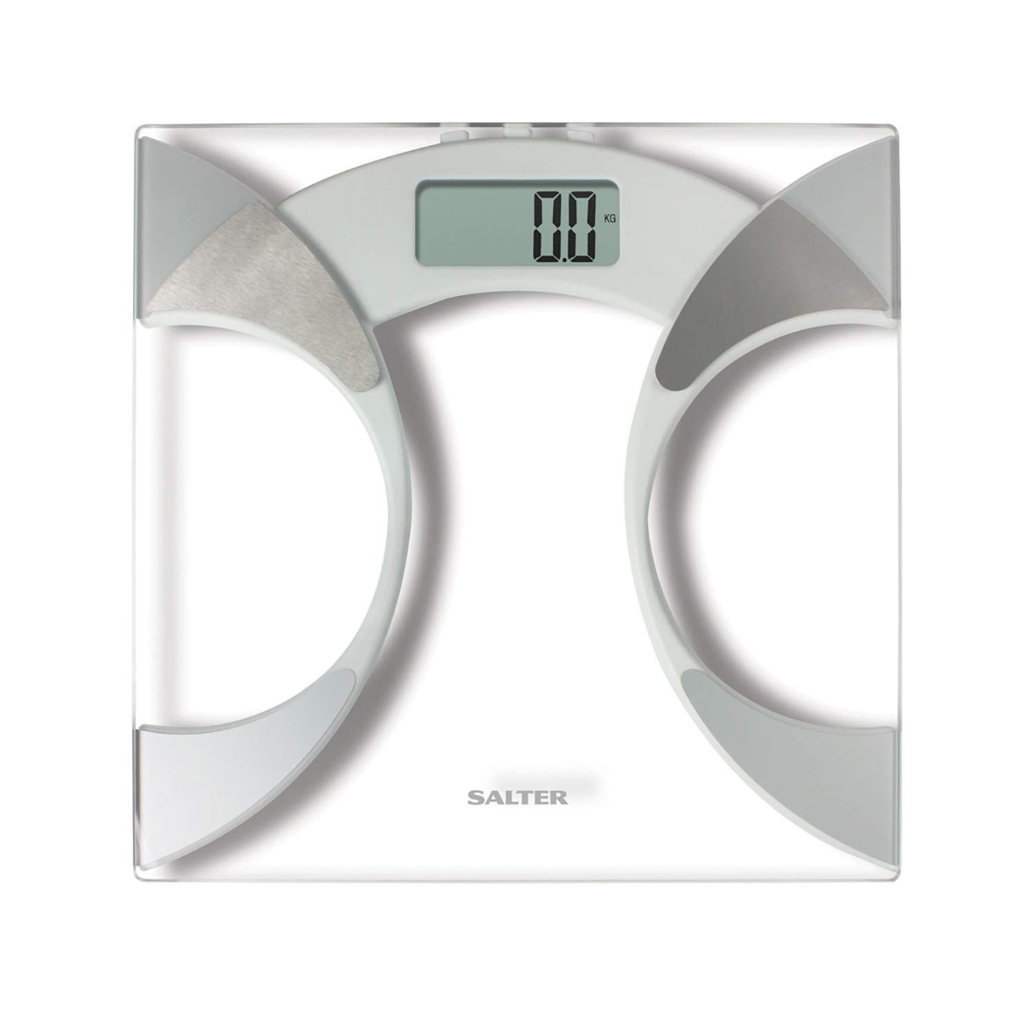 Salter Ultra Slim Analyser Bathroom Scales, Measure Weight BMI BMR Body
