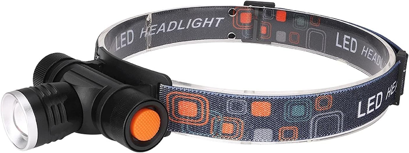 Akumulatorowa latarka czołowa LED, Zoomable Headlight USB Akumulatorowa latarka czołowa Latarka czołowa Lampa rowerowa