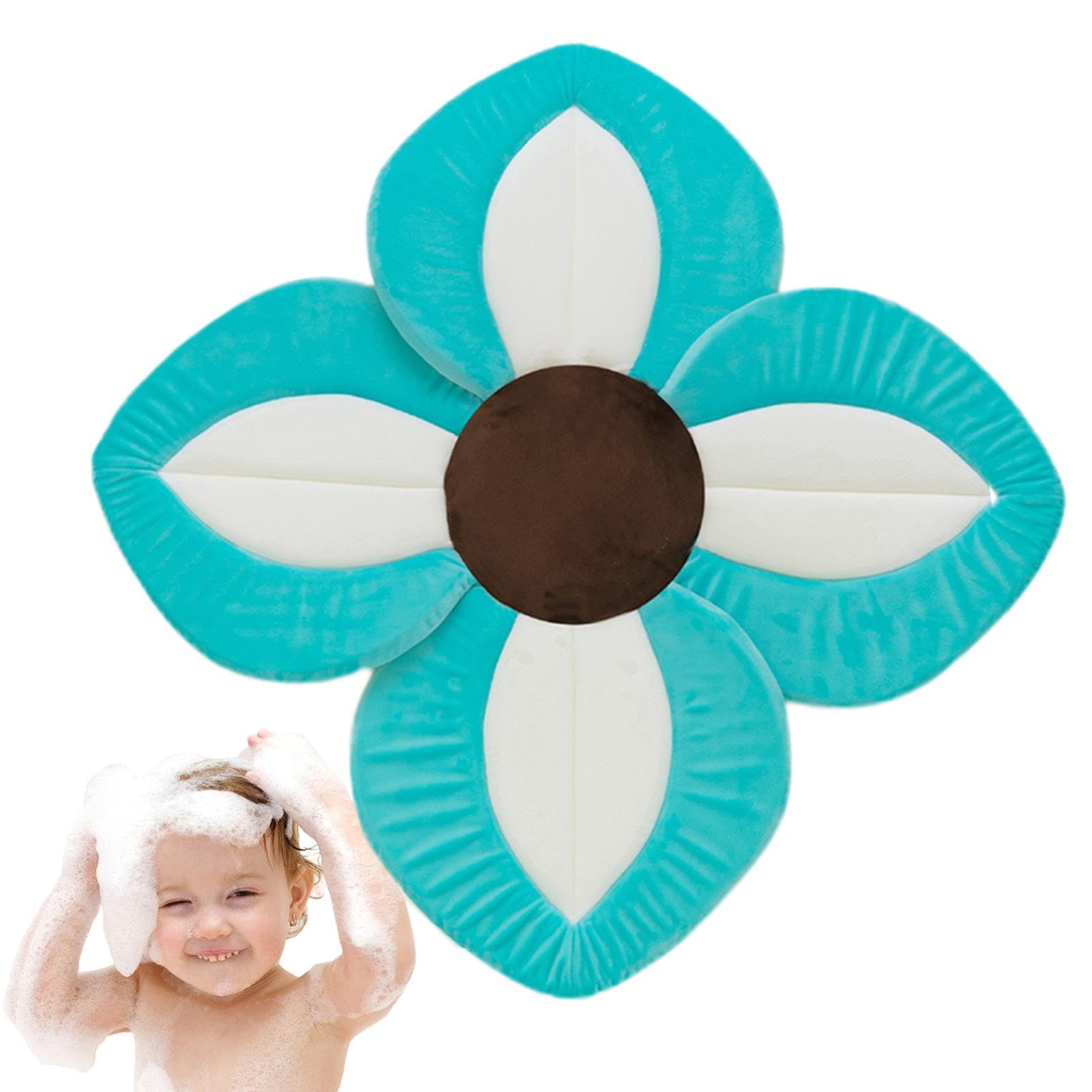 Toddler Bath Mat,Flower Petal Shaped Baby Bathtub Pad - Creative Flower Baby Bath Pad, Comfortable Baby Bath Flower-Shaped Bathtub Mat