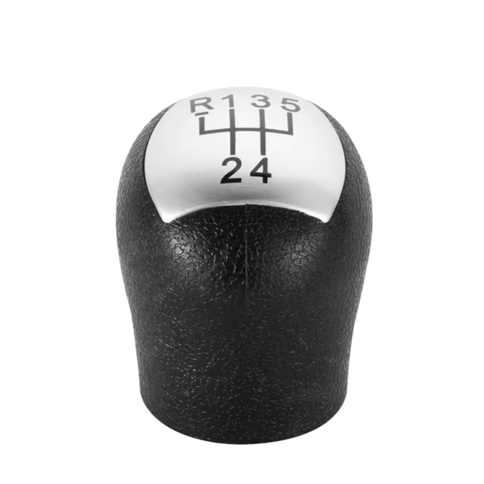 Fryuiqx Silver Gear Lever Replacement Compatible With Clio 1990-2006 For Espace 1991-2002 Automotive Interior Product Gear Shift Knob