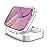 Pill Box 2 Compartment Small Pill Case,Portable for Pocket or Purse Pill Organizer Pill Container Holder to Hold Vitamins, Medication, Fish Oil and Supplements36-Color Gradient
