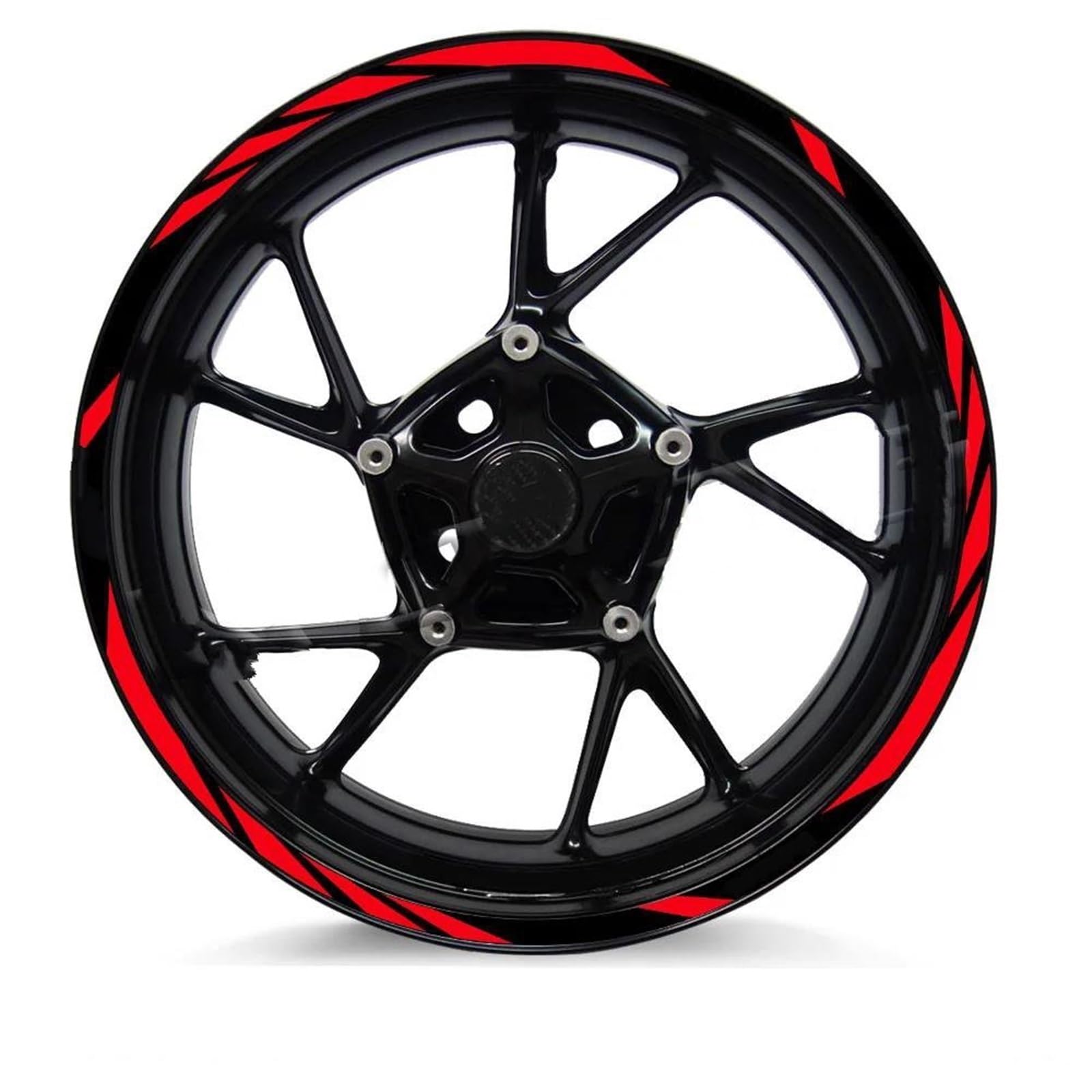 Motorbike Rim Stripe Sticker for Ducati for Hypermotard 950 for Diavel 1260 V4 for Multistrada 1200s Reflective Motorcycle Wheel Sticker Stripe Decal(17 Inch 007)
