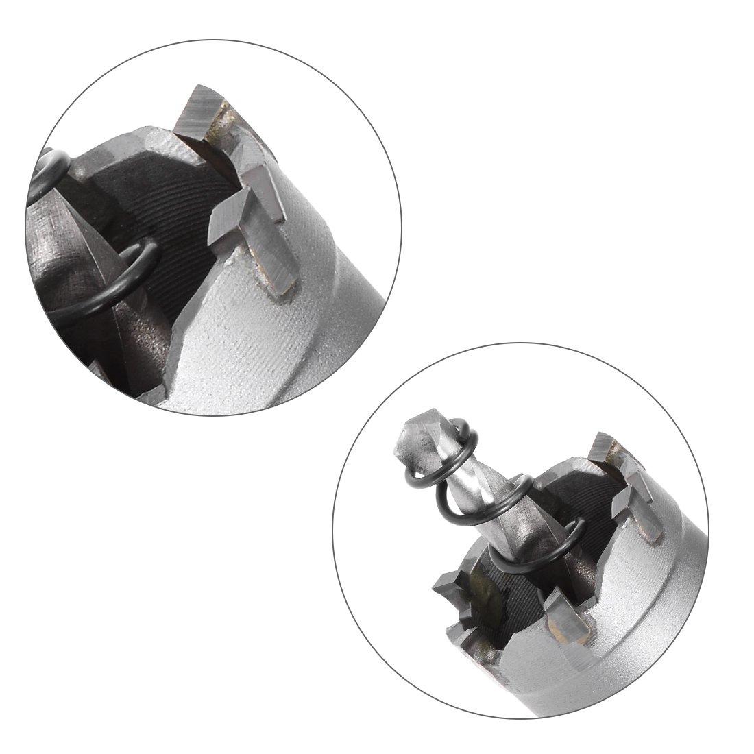 Scie Cloche Carbure Trépan Scie à Trou 42mm TCT Pour 5mm Acier Inox Feuille Metal 79340101