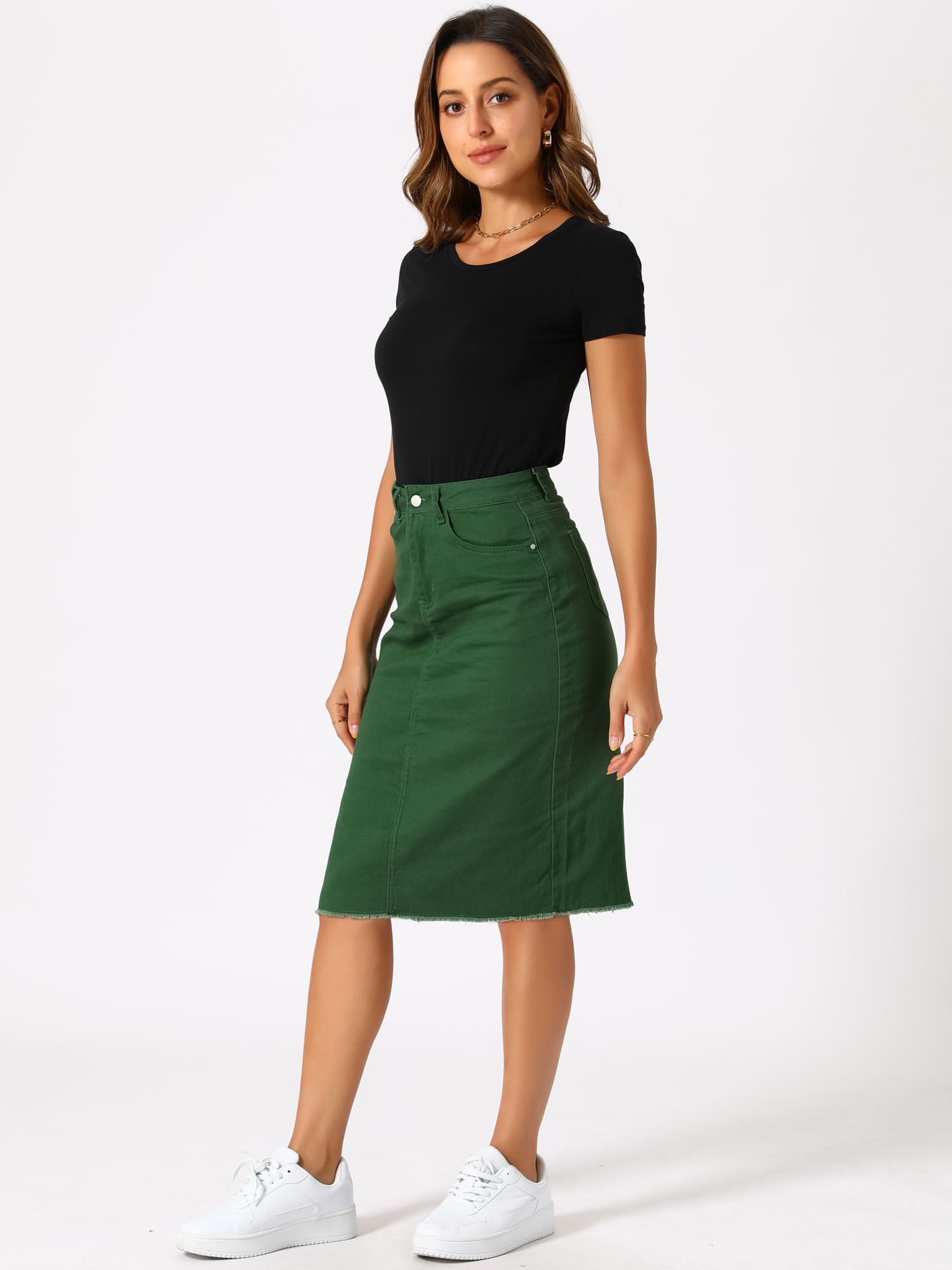 Allegra K Damen Skirt Casual