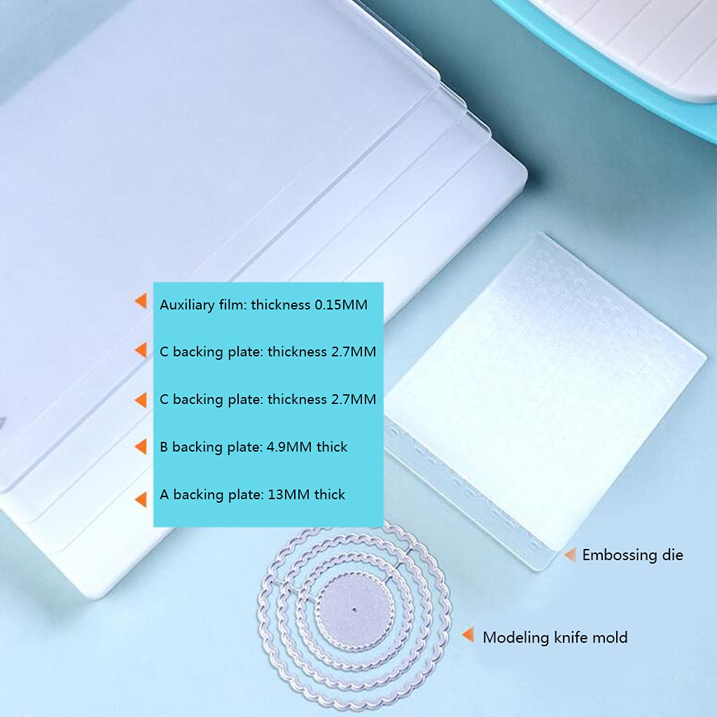Fustellatrice Multifunzionale Starter Kit Scrapbook Taglierina per Carta per lavori Fai da Te con la Carta Artistica Cartoncini per la Fabbricazione Carte Fustellati per Adulti
