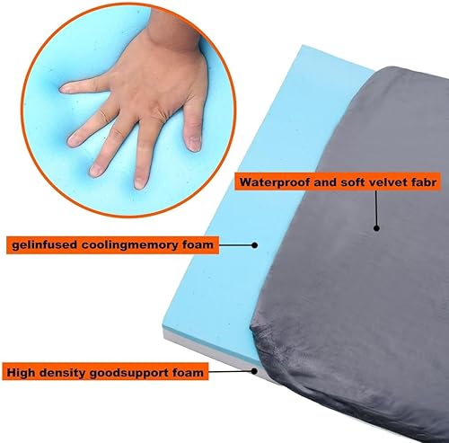 Miniatura 4 de El colchón de camping de esponja viscoelástica es adecuado para colchonetas de dormir impermeables para adultos, colchones enrollables, colchones