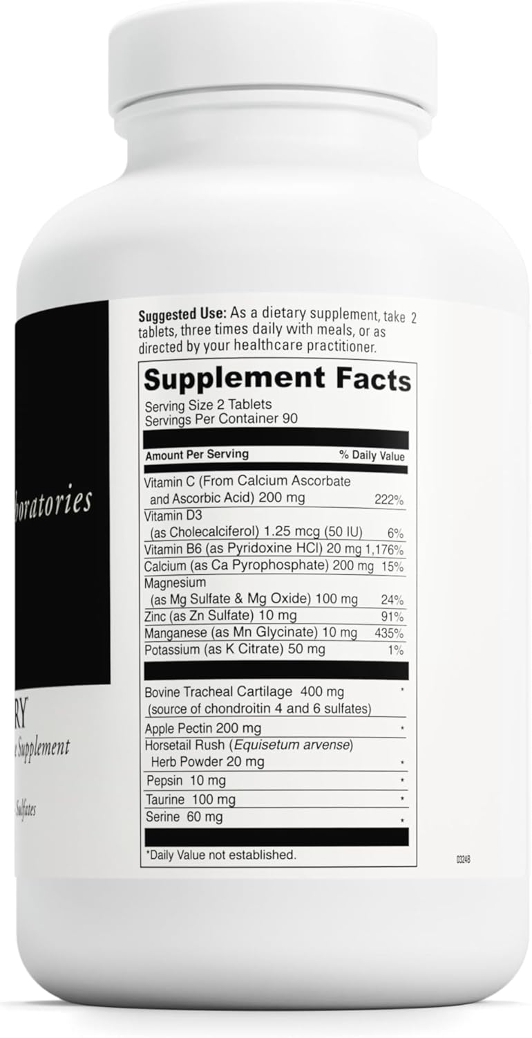DAVINCI Labs Disc Discovery - Support Spinal Health & Back Function - with Vitamin C, Vitamin D3, Bovine Tracheal Cartilage, Apple Pectin & Horsetail Powder - Gluten-Free - 180 Capsules - Image 2